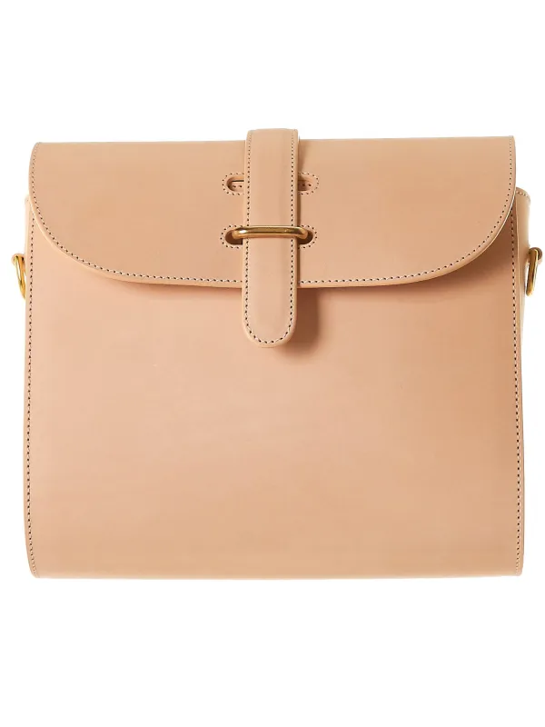 Velvet-Lined Leather Bag (CHARLOTTE-NATURAL) sold by lorenzo