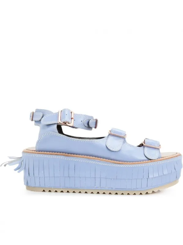 Strappy Platform Sandal (KLS-1601 LIGHT BLUE) sold by lorenzo