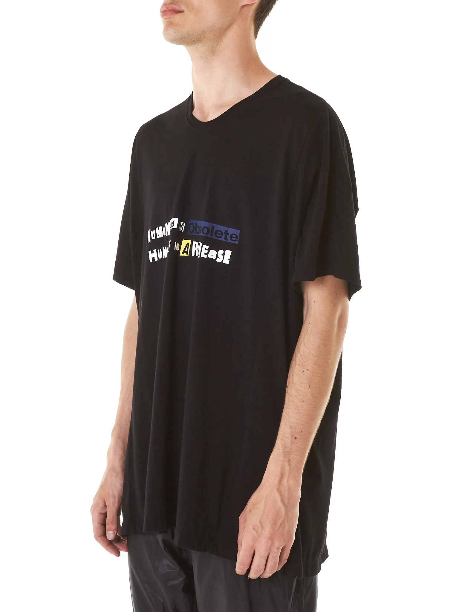 Graphic Crewneck Tee (580CPM22-BLACK) sold by lorenzo product image thumbnail 2