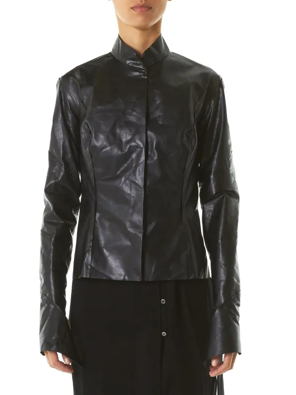 Polished Leather Jacket (JW170-NL-0-4-BLACK) sold by lorenzo