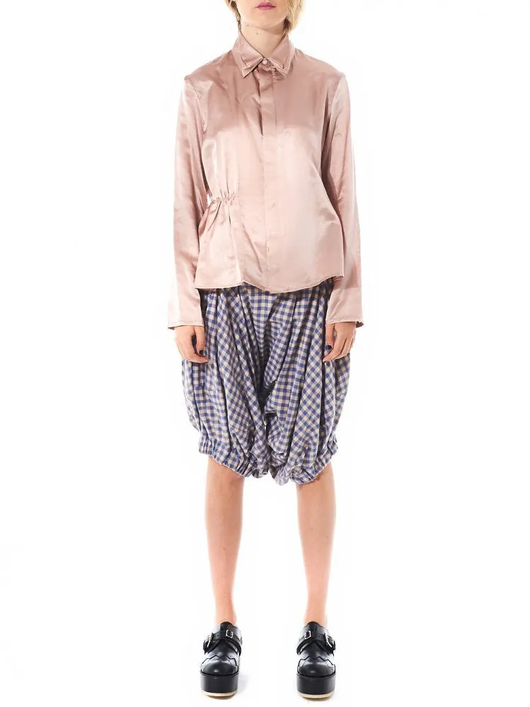 Buttoned 'Champagne' Blouse (BLF-1607 BLUSH) sold by lorenzo product image thumbnail 4