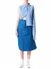 Single Flare Denim Skirt (OTBSKI012 TRUE BLUE) sold by lorenzo