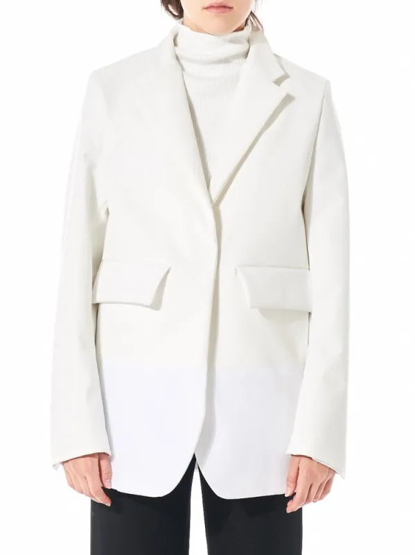 Structural Blazer (16FW-01 WHITE) made by MELITTA BAUMEISTER