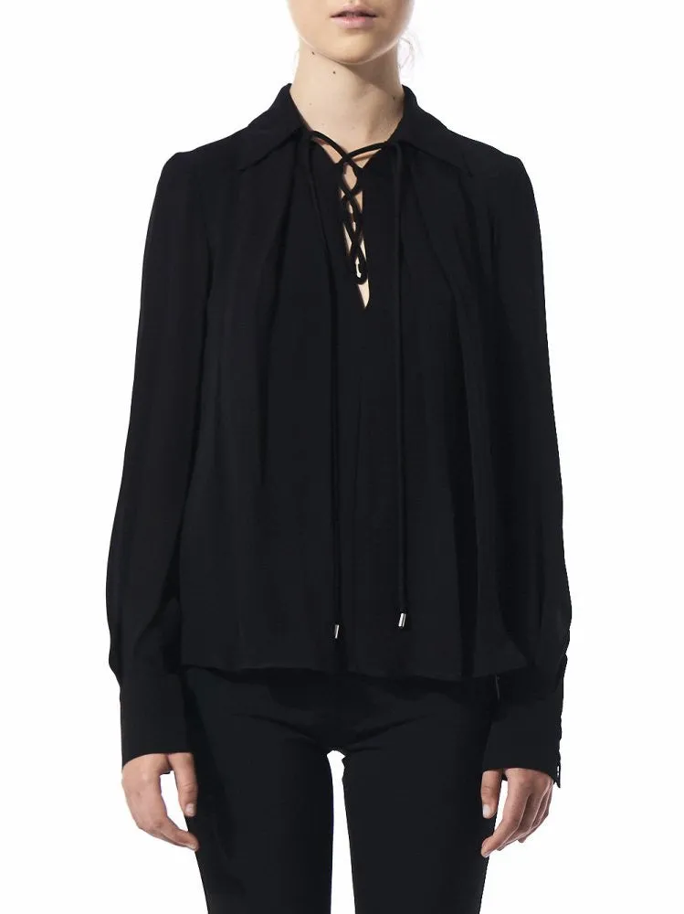 Lace-Up Front Top (P150 C52 999) sold by lorenzo