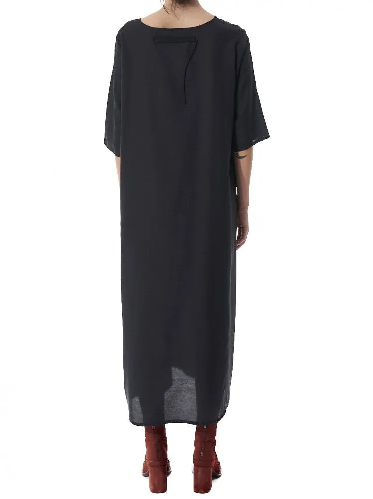 Weathered Long Dress (THE PRINTER LONG WEATHERED BLK) sold by lorenzo product image thumbnail 3