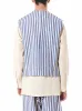 Fitted Pinstriped Waistcoat (PF MPJ WC02 BLUE STRIPES) sold by lorenzo