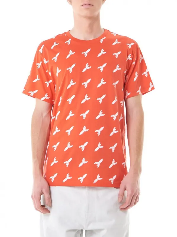 Graphic "Rocket" Tee (MTP5063 ORANGE) sold by lorenzo