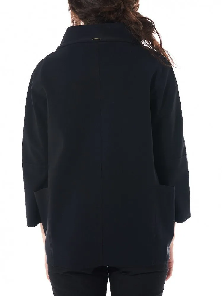 Zipped Cropped Sleeve Jacket (GA0068D 13455S 9300) sold by lorenzo product image thumbnail 3