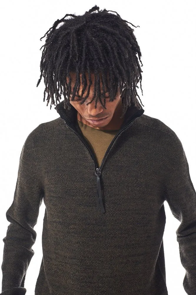 Half-Zip Sweater (110652/130 BLACK/TROLL) sold by lorenzo product image thumbnail 4