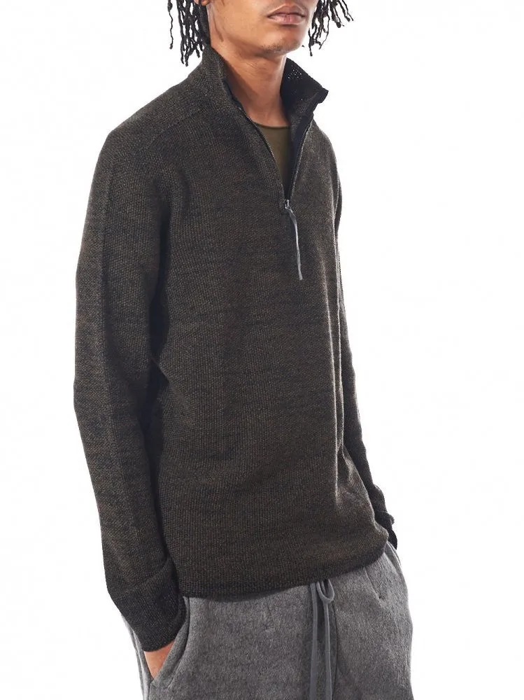 Half-Zip Sweater (110652/130 BLACK/TROLL) sold by lorenzo product image thumbnail 5