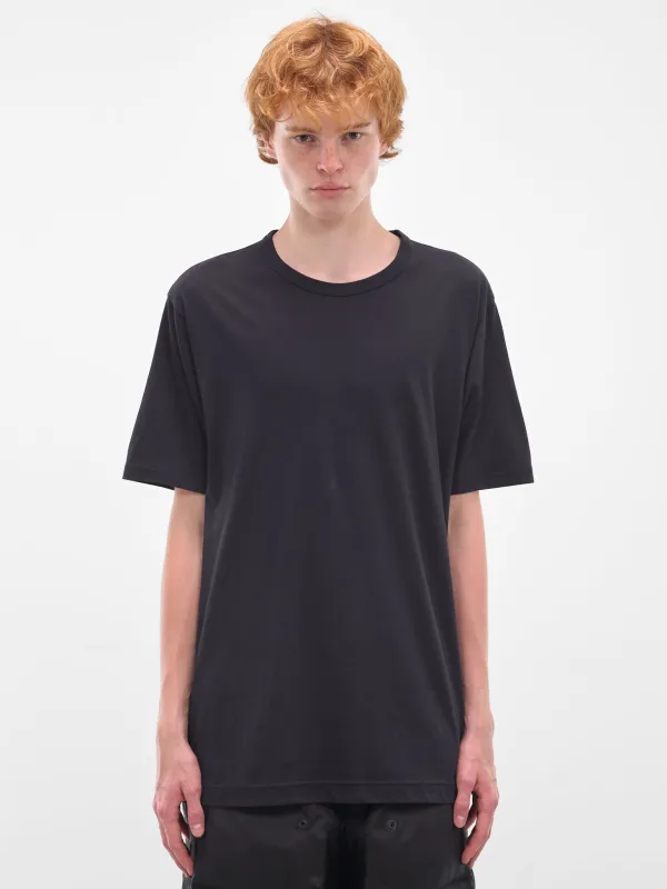 Navy Crewneck Tee (HL-T02-070-NAVY) sold by lorenzo
