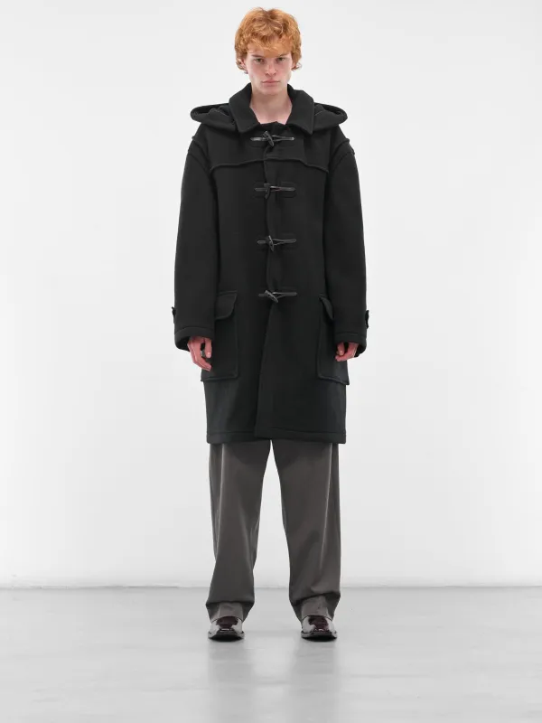 Navy Reversible Wool Duffle Coat (S50AA0161-M35503-961-NAVY-BLUE) sold by lorenzo