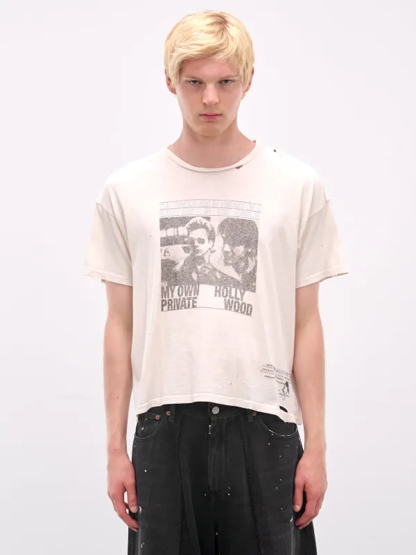 Cream 'Lost Angels' Graphic Tee (2U0010Q3009VWT-CREAM) sold by lorenzo
