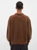 Brown Alpaca Hairy Knit Cardigan (CF-20-03-04-02-BROWN) sold by lorenzo