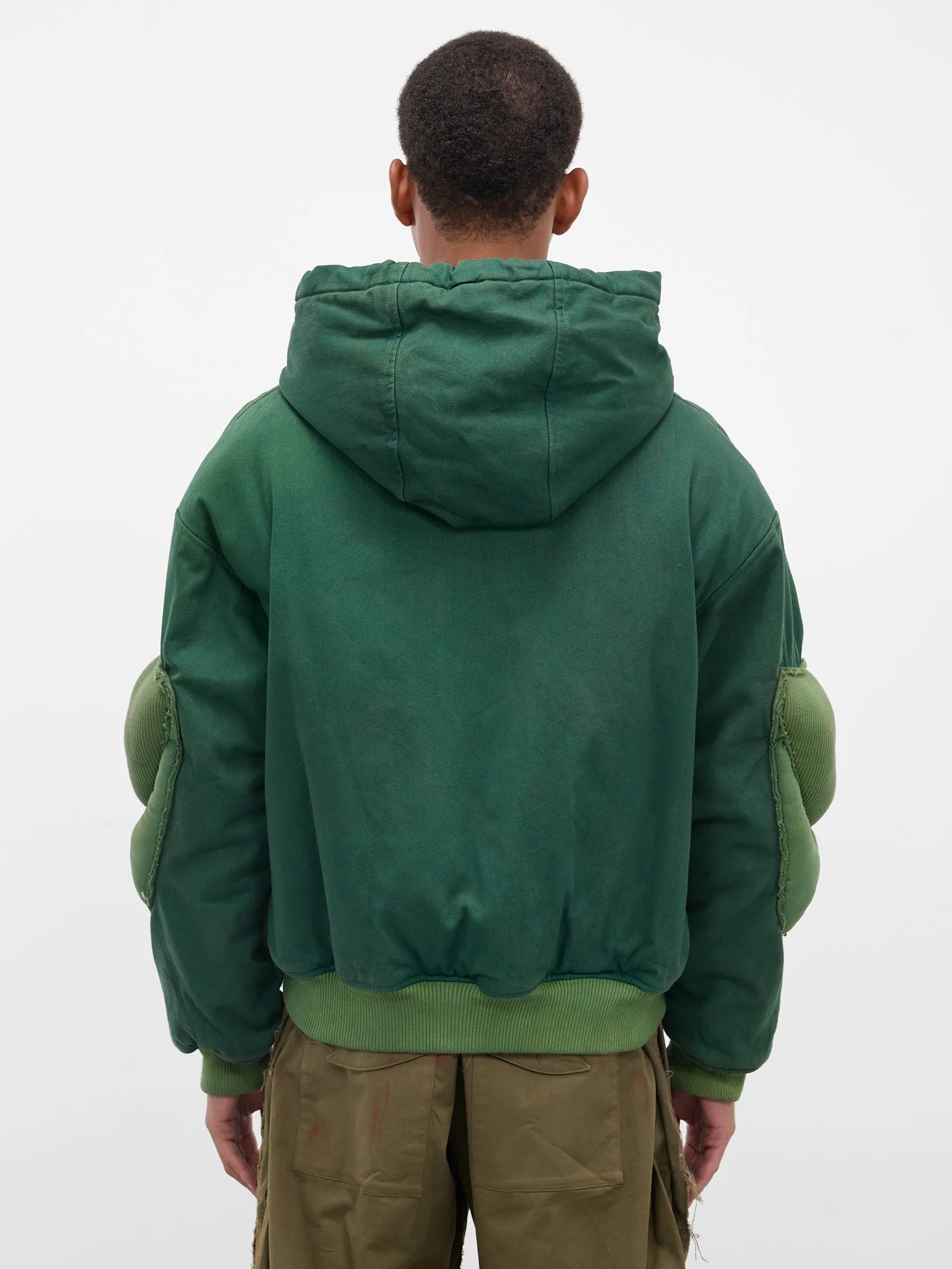 Green 99 Strength Padded Hoodie (YAW25-DN-HOOD-99-BOTTLE-GREEN) sold by lorenzo product image thumbnail 3