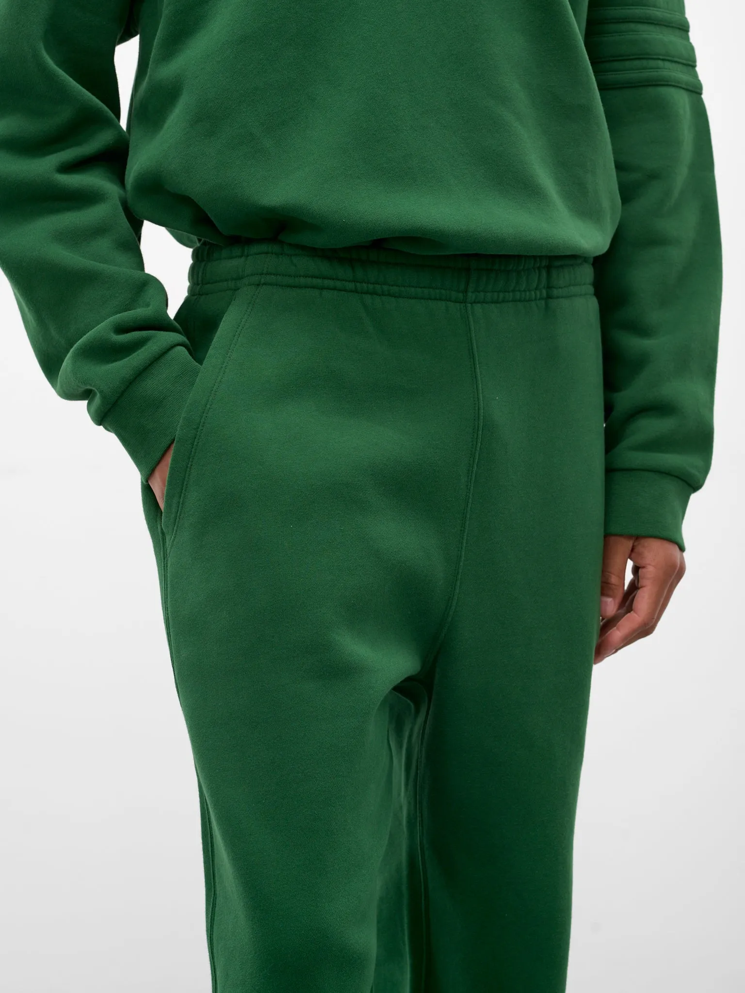 Green Cotton Cuffed Joggers (MRF25CS022-DARK-GREEN) sold by lorenzo product image thumbnail 5