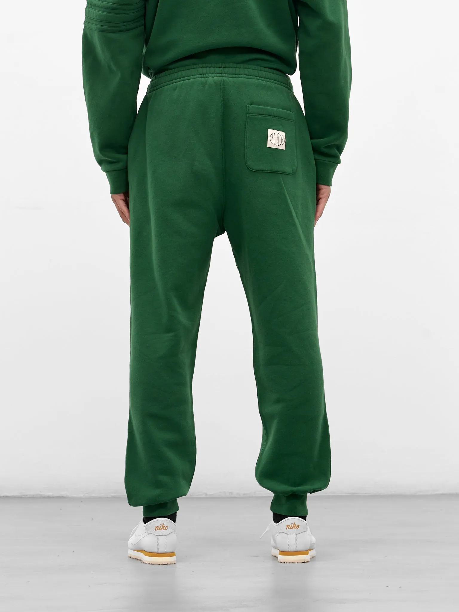 Green Cotton Cuffed Joggers (MRF25CS022-DARK-GREEN) sold by lorenzo product image thumbnail 3