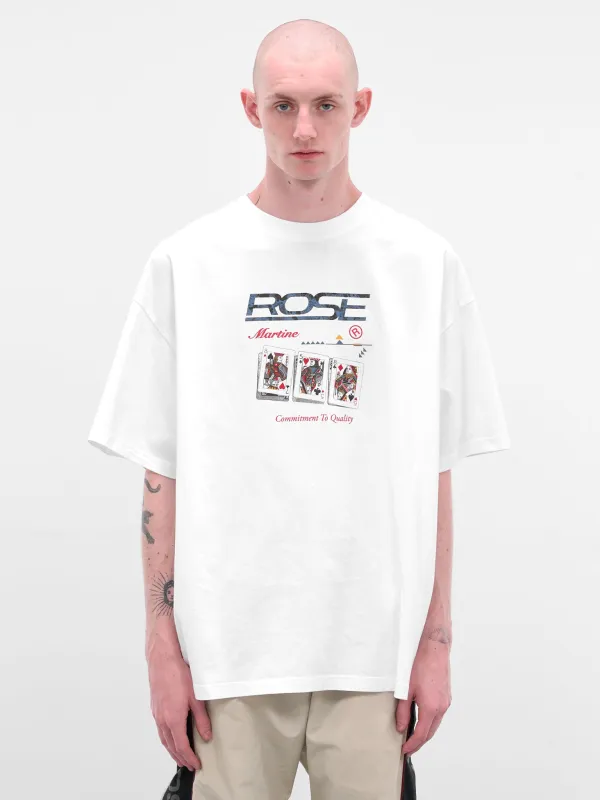 White Oversized Logo Tee (621JE06000F-WHITE) sold by lorenzo