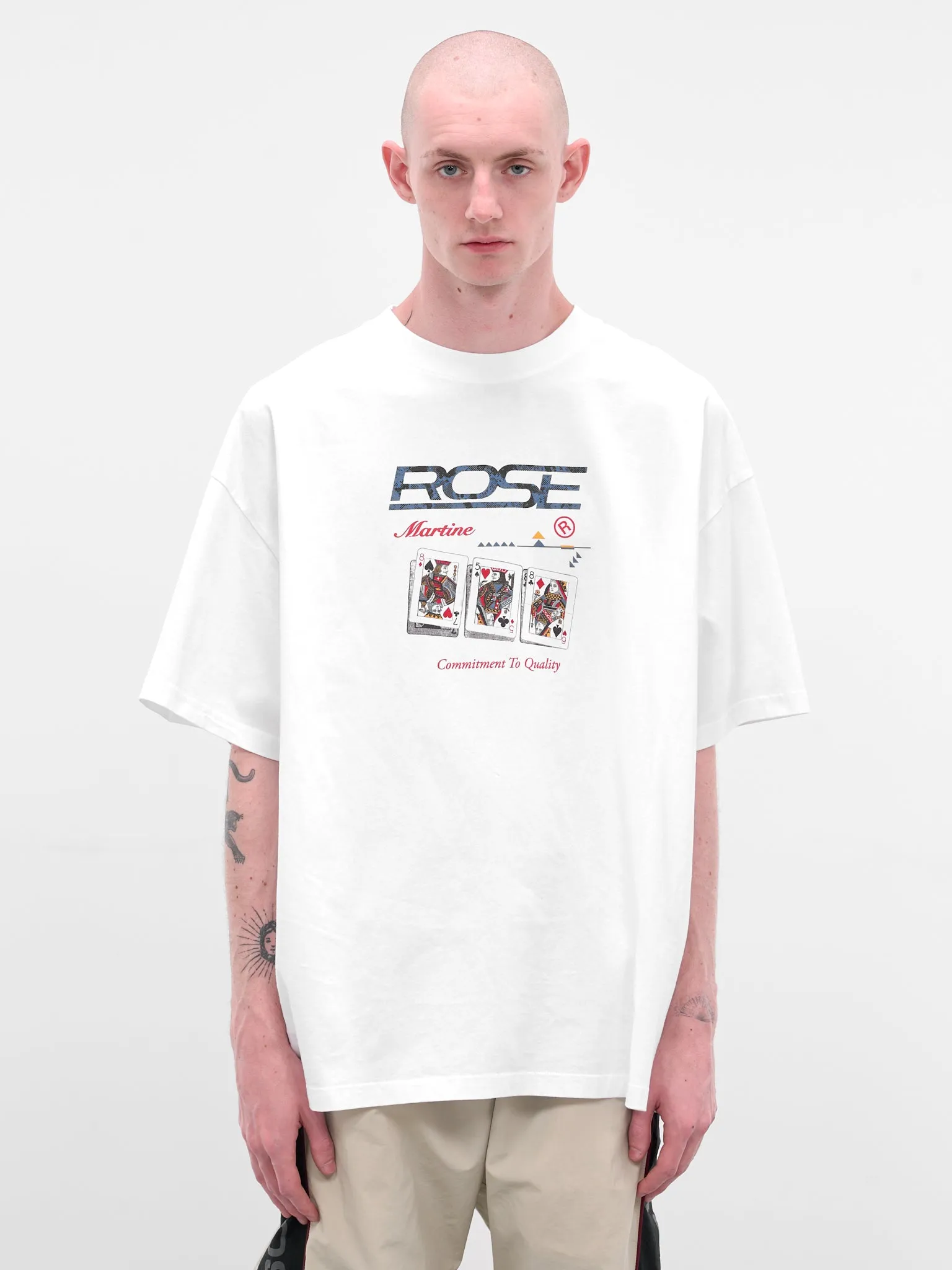 White Oversized Logo Tee (621JE06000F-WHITE) sold by lorenzo