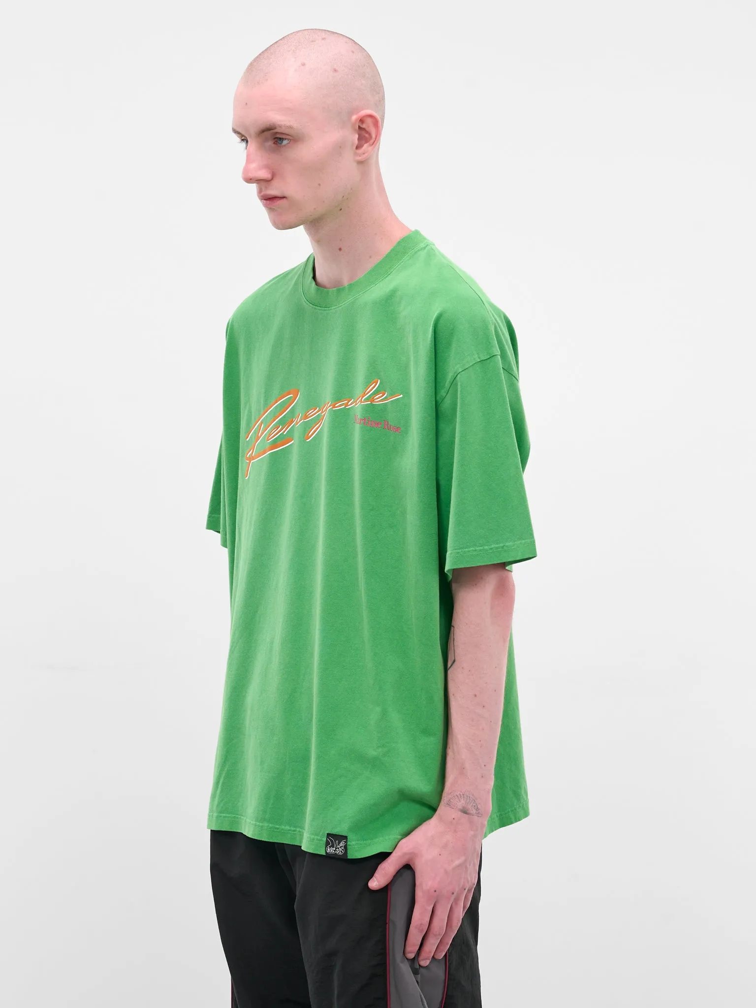 Green Graphic Oversized Tee (621JE01400H-GREEN) sold by lorenzo product image thumbnail 2