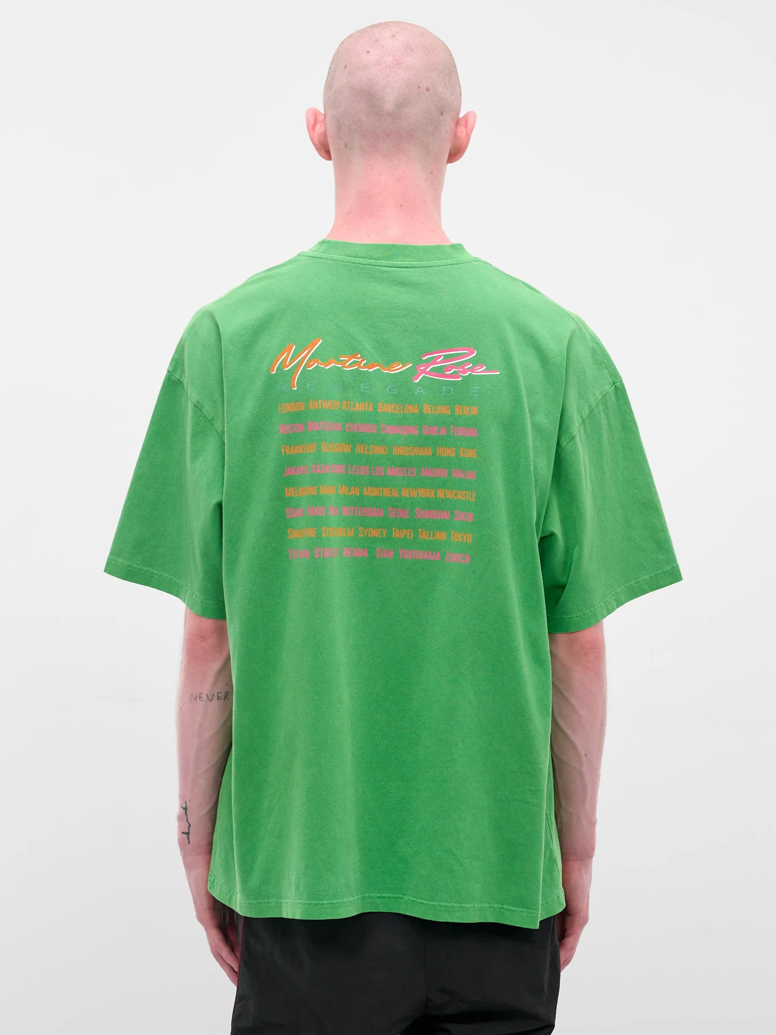 Green Graphic Oversized Tee (621JE01400H-GREEN) sold by lorenzo product image thumbnail 3