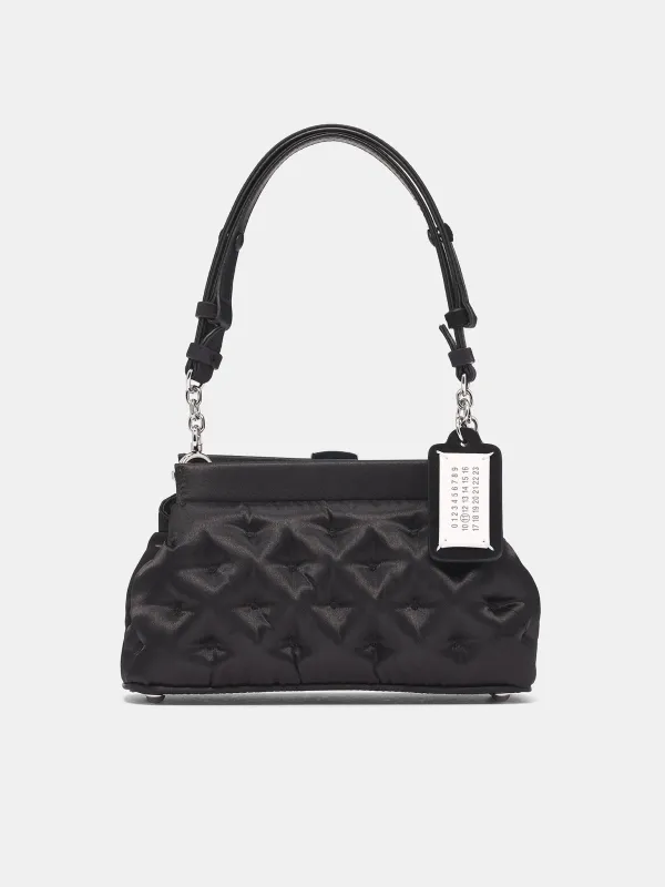 Black Satin Glam Slam Bag (SB2WD0093-P8573-T8013-BLACK) sold by lorenzo