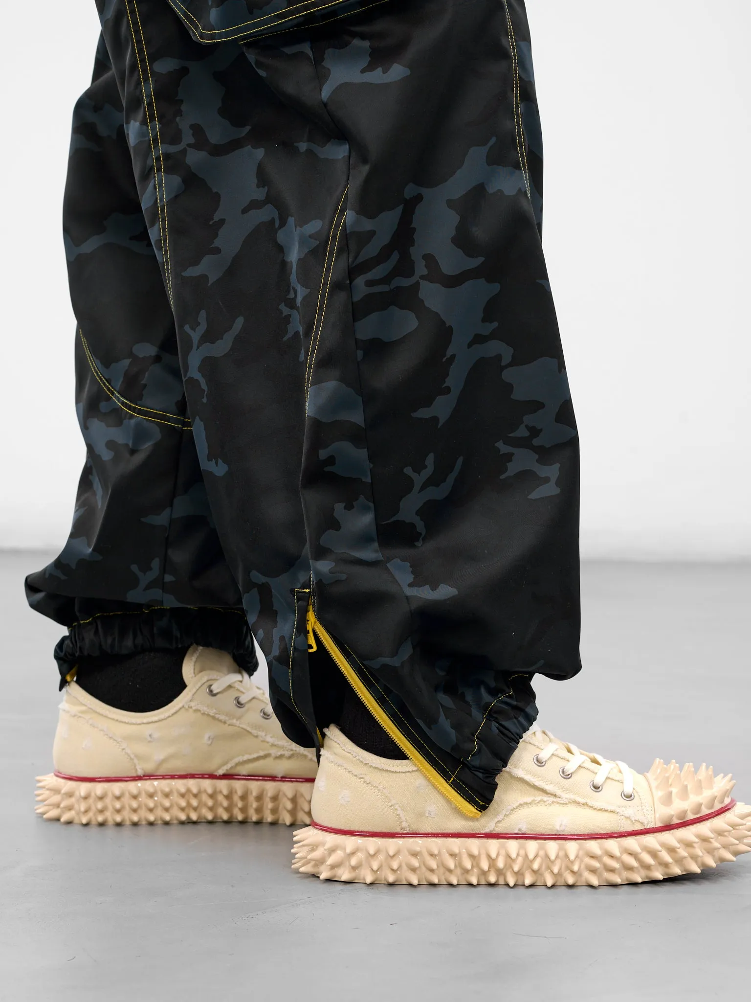 Navy Camouflage Nylon Cargo Pants (KL984-NAVY-CAMOUFLAGE) sold by lorenzo product image thumbnail 5