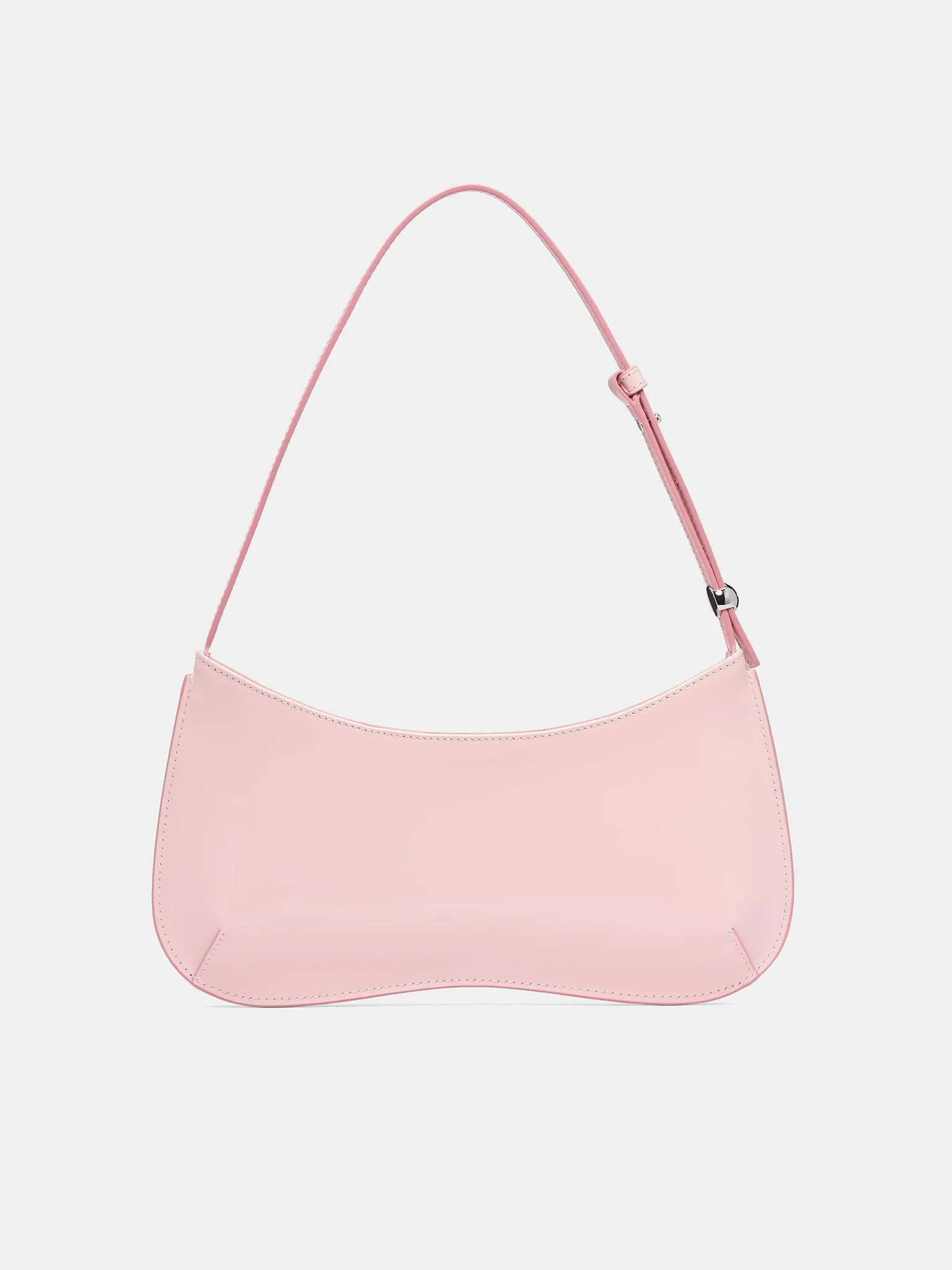 Pink Leather Le Bisou Bag (LE-BISOU-PALE-PINK) sold by lorenzo product image thumbnail 3