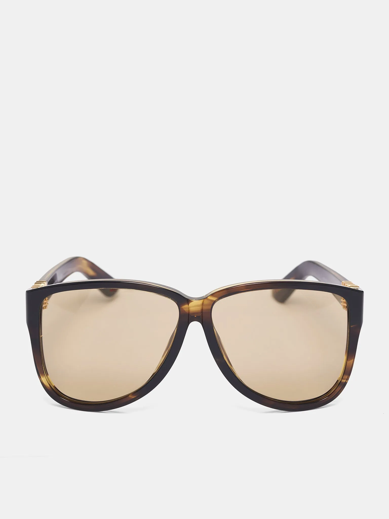 Brown MU-A08S Aviator Sunglasses (0MU-A08S-STRIPED-LODEN-YELLOW) sold by lorenzo