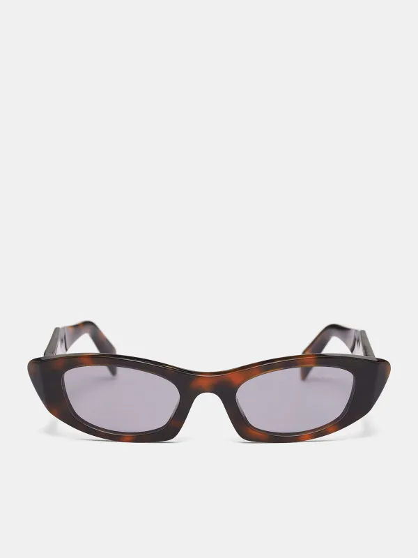 Tortoiseshell PR-B16S Geometric Sunglasses (0PR-B16S-JUNIPER-TORTOISE-GREY) sold by lorenzo