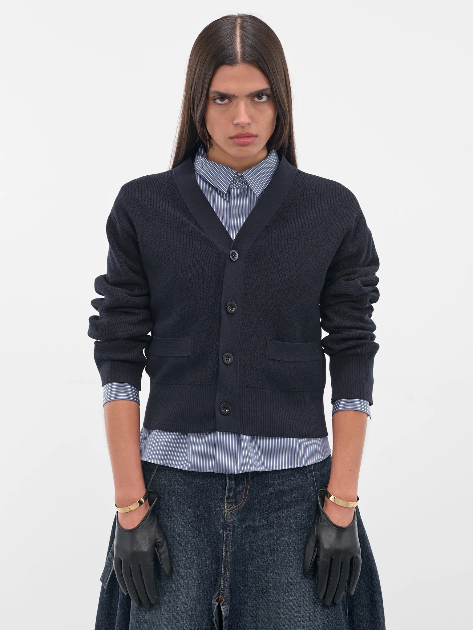 Black Sheep Leather Bangle Gloves (25-08253-001-BLACK) sold by lorenzo