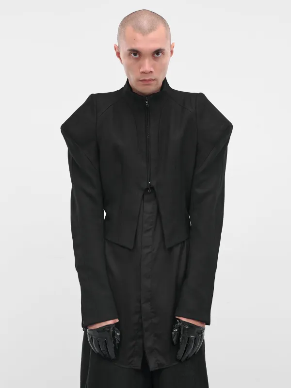 Black Glossy Leather Short Gloves (917ACU13-BLACK) sold by lorenzo