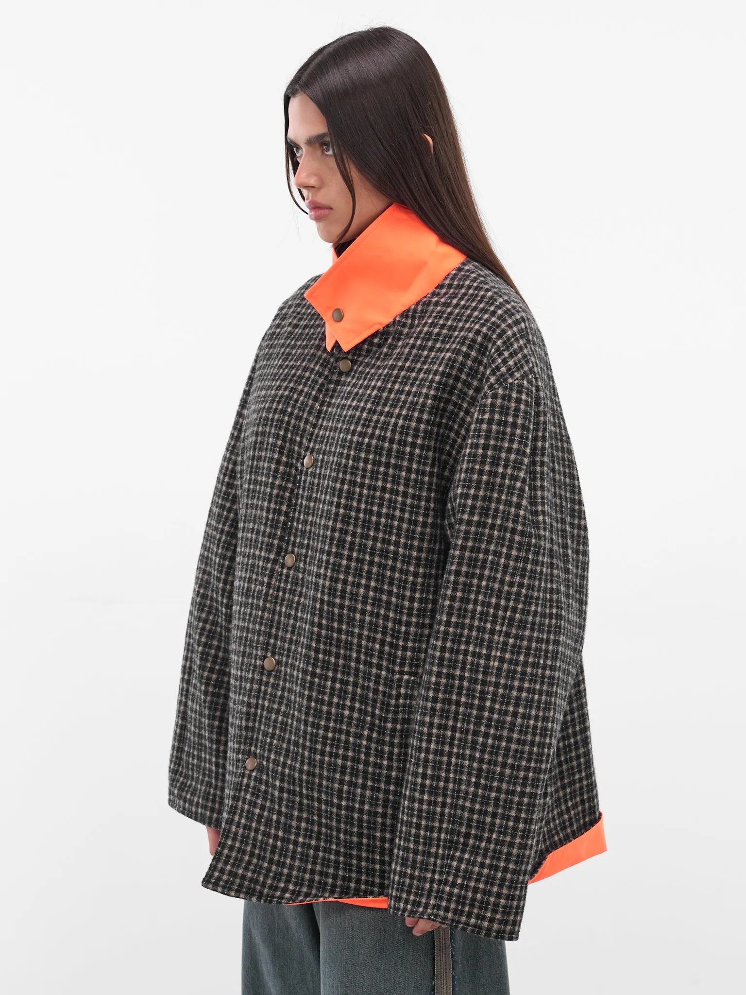 Reversible Cordera Utility Jacket (S51AM0506-MTN090-912-CHECKERED) sold by lorenzo product image thumbnail 2