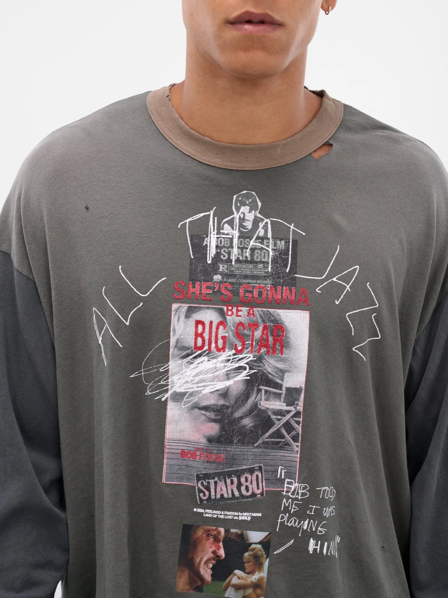 Black 'Star 80' Long Sleeve (3U002Q3009VBK-BLACK) sold by lorenzo product image thumbnail 5