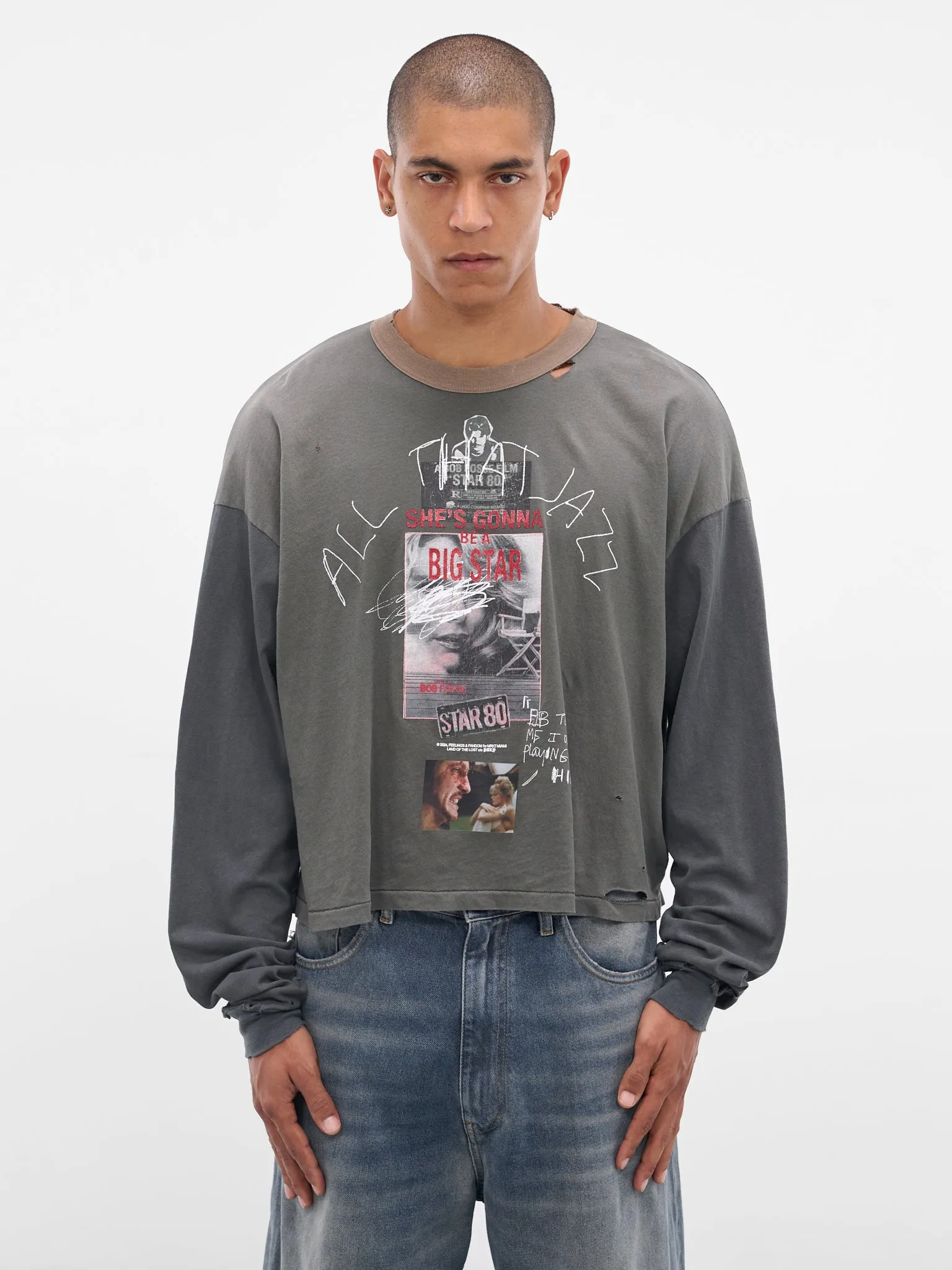 Black 'Star 80' Long Sleeve (3U002Q3009VBK-BLACK) sold by lorenzo