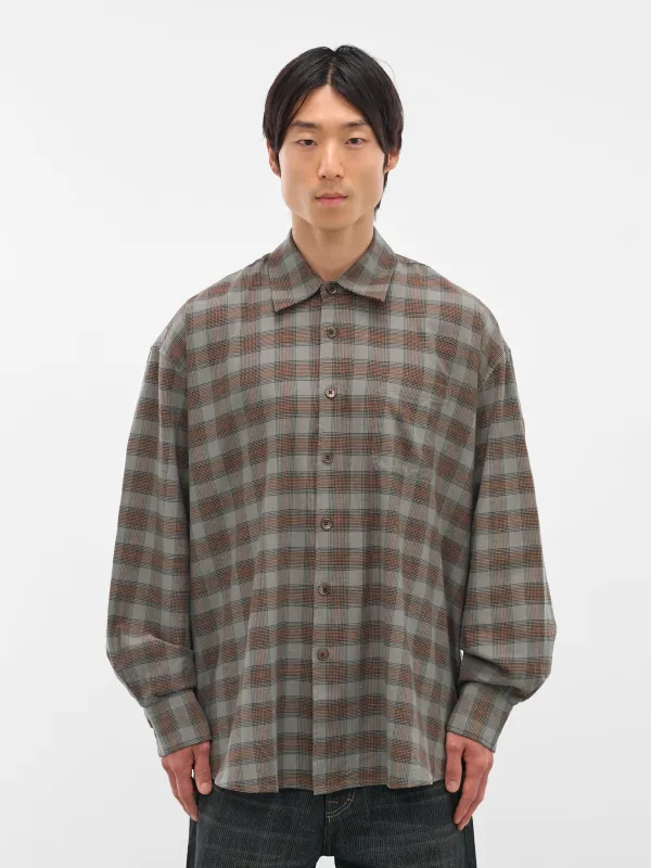 Borrowed Iowa Flannel Check Shirt (M4252BI-IOWA-FLANNEL-CHECK) sold by lorenzo