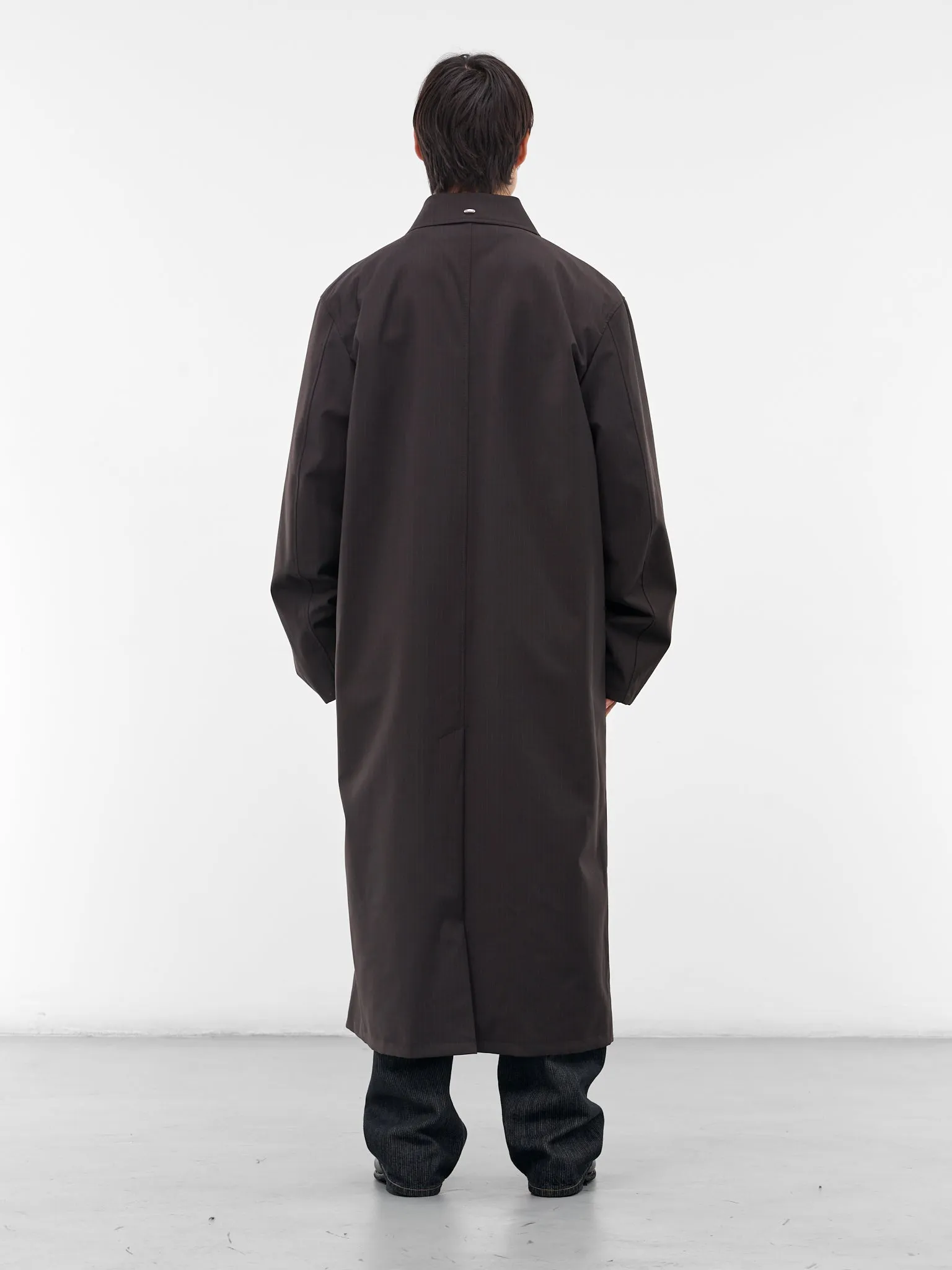 Churchill Stripe Long Oversized Coat (M4251CC-CHURCHILL-STRIPE) sold by lorenzo product image thumbnail 3