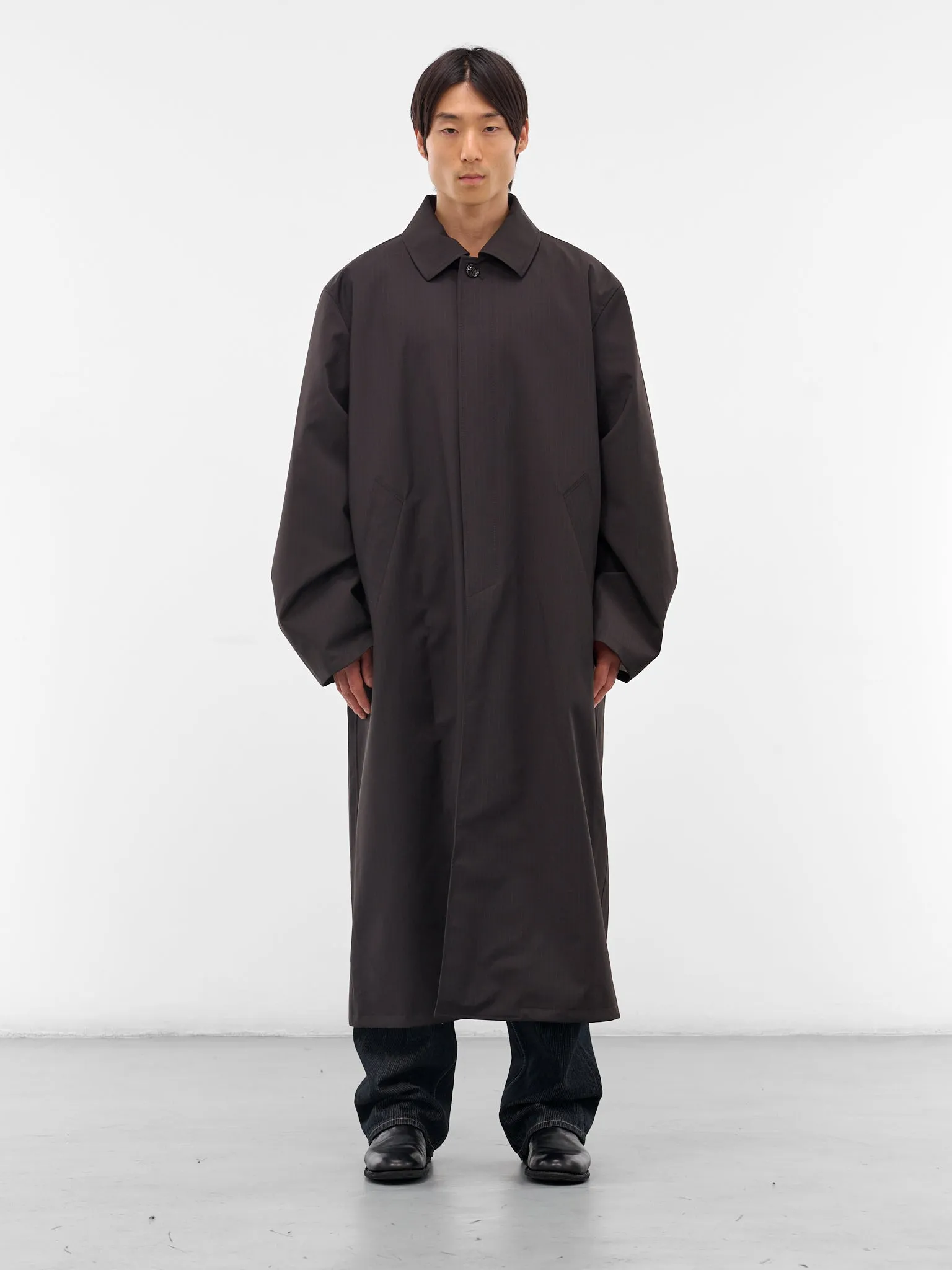 Churchill Stripe Long Oversized Coat (M4251CC-CHURCHILL-STRIPE) sold by lorenzo