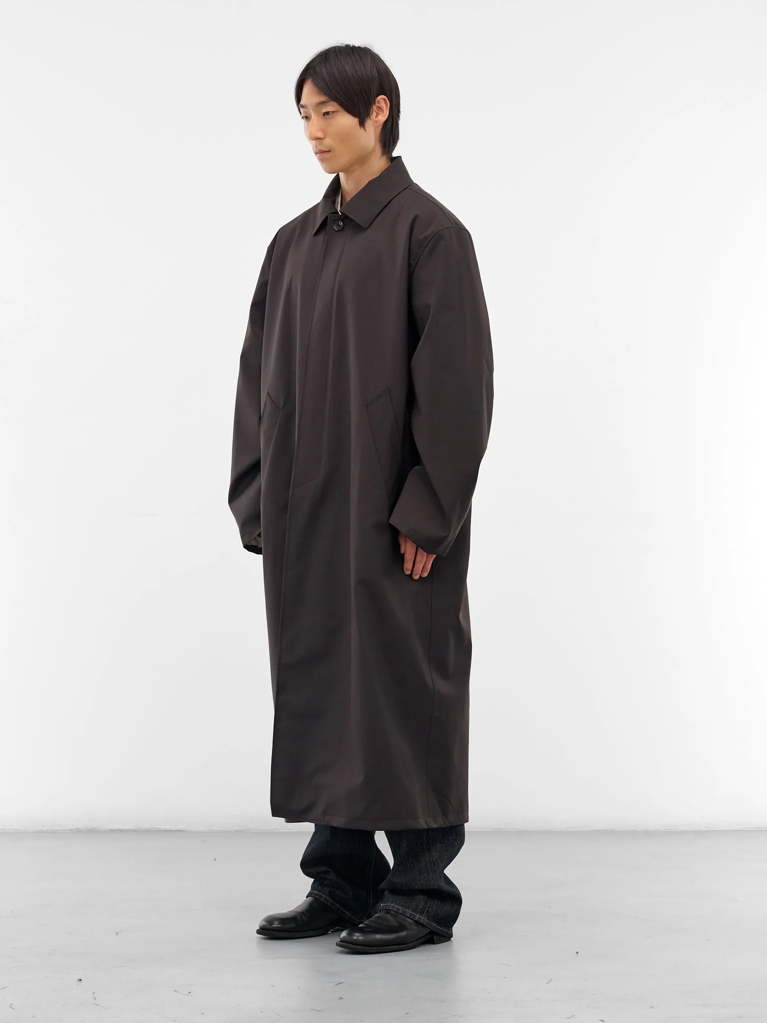 Churchill Stripe Long Oversized Coat (M4251CC-CHURCHILL-STRIPE) sold by lorenzo product image thumbnail 2