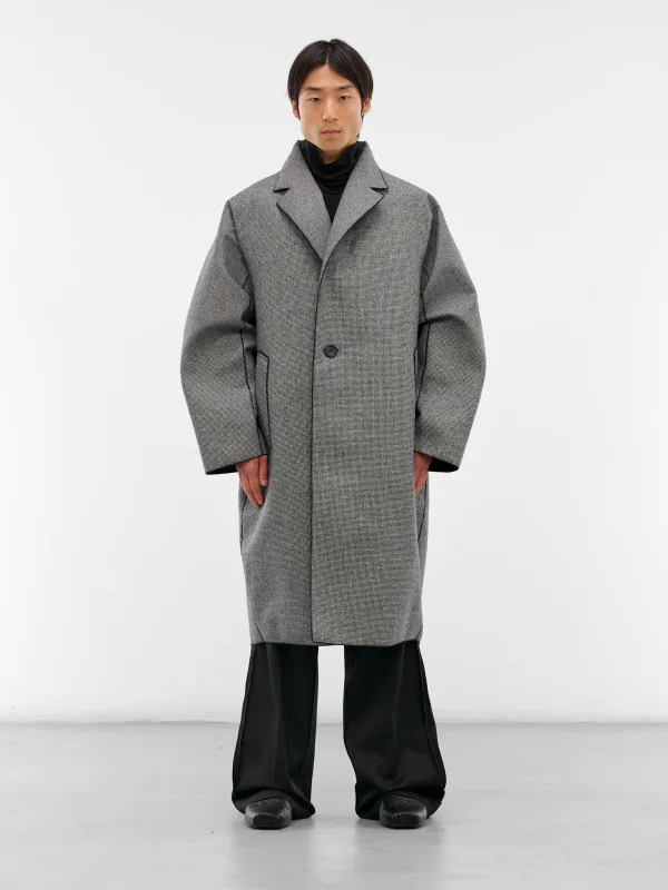 Houndstooth Wool Oversized Coat (RM252-031-HOUNDSTOOTH) sold by lorenzo
