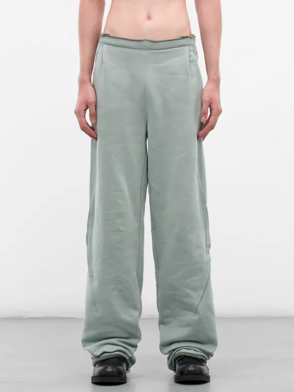 Green Vig K-Dart Spiral Sweatpants (T11-25-GREEN-GREY) sold by lorenzo