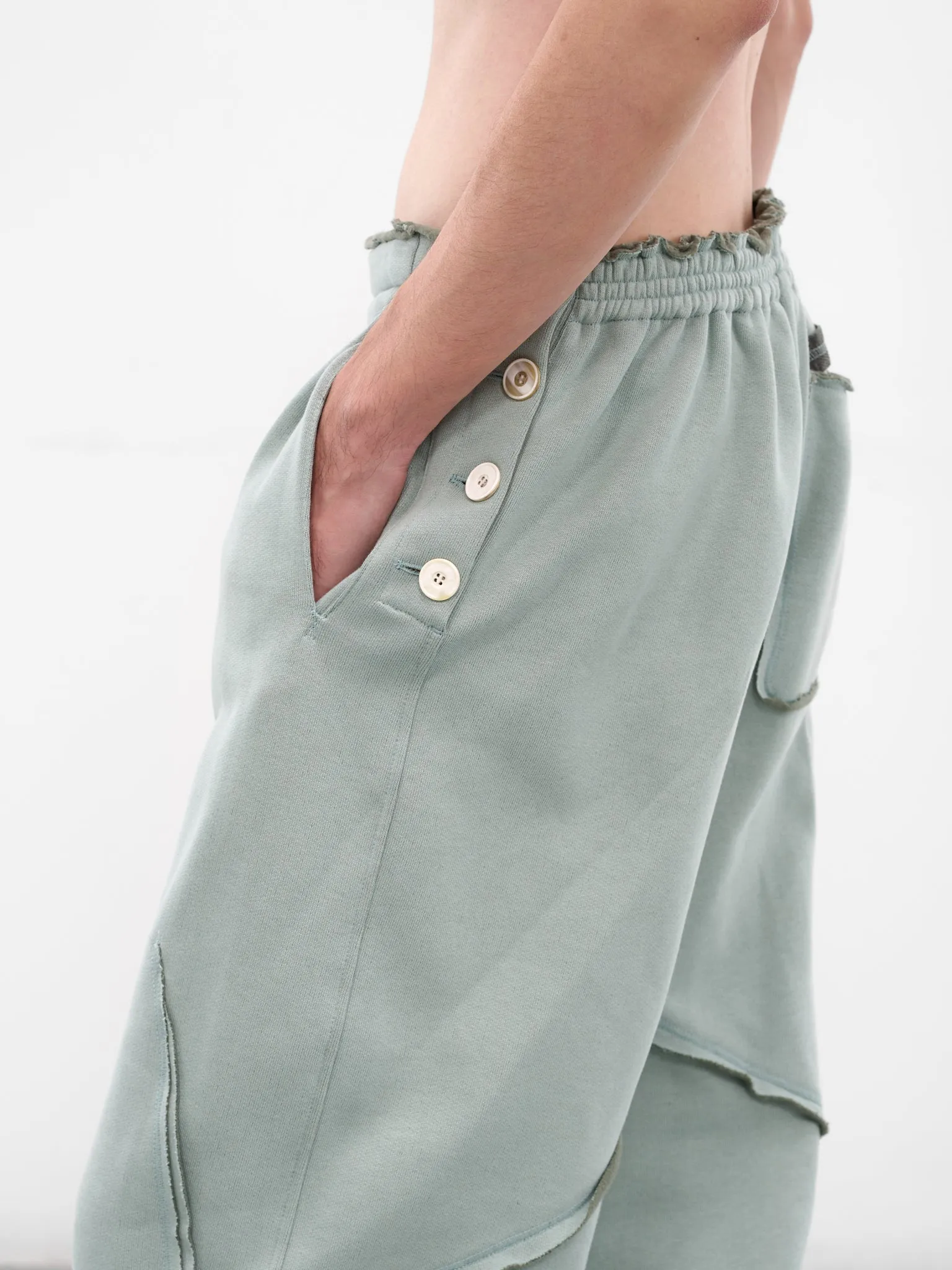 Green Vig K-Dart Spiral Sweatpants (T11-25-GREEN-GREY) sold by lorenzo product image thumbnail 5