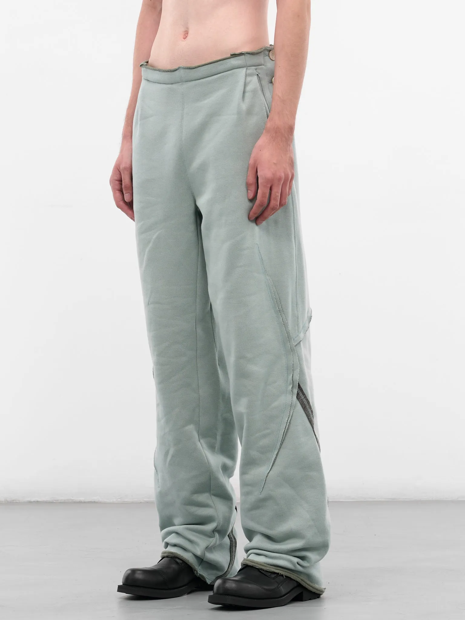 Green Vig K-Dart Spiral Sweatpants (T11-25-GREEN-GREY) sold by lorenzo product image thumbnail 3