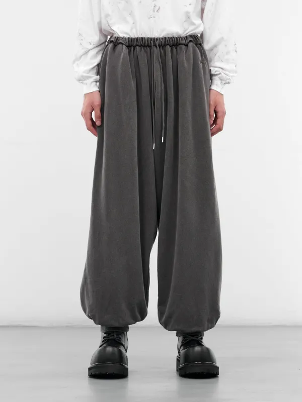 Black Wash Baggy Joggers (25AW49PT319-BLACK) sold by lorenzo