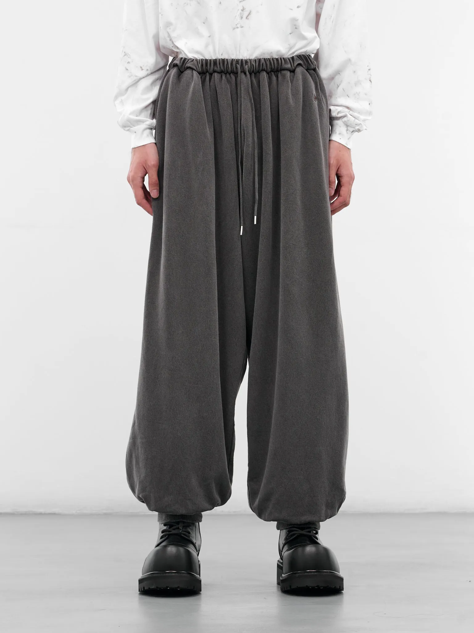 Black Wash Baggy Joggers (25AW49PT319-BLACK) sold by lorenzo