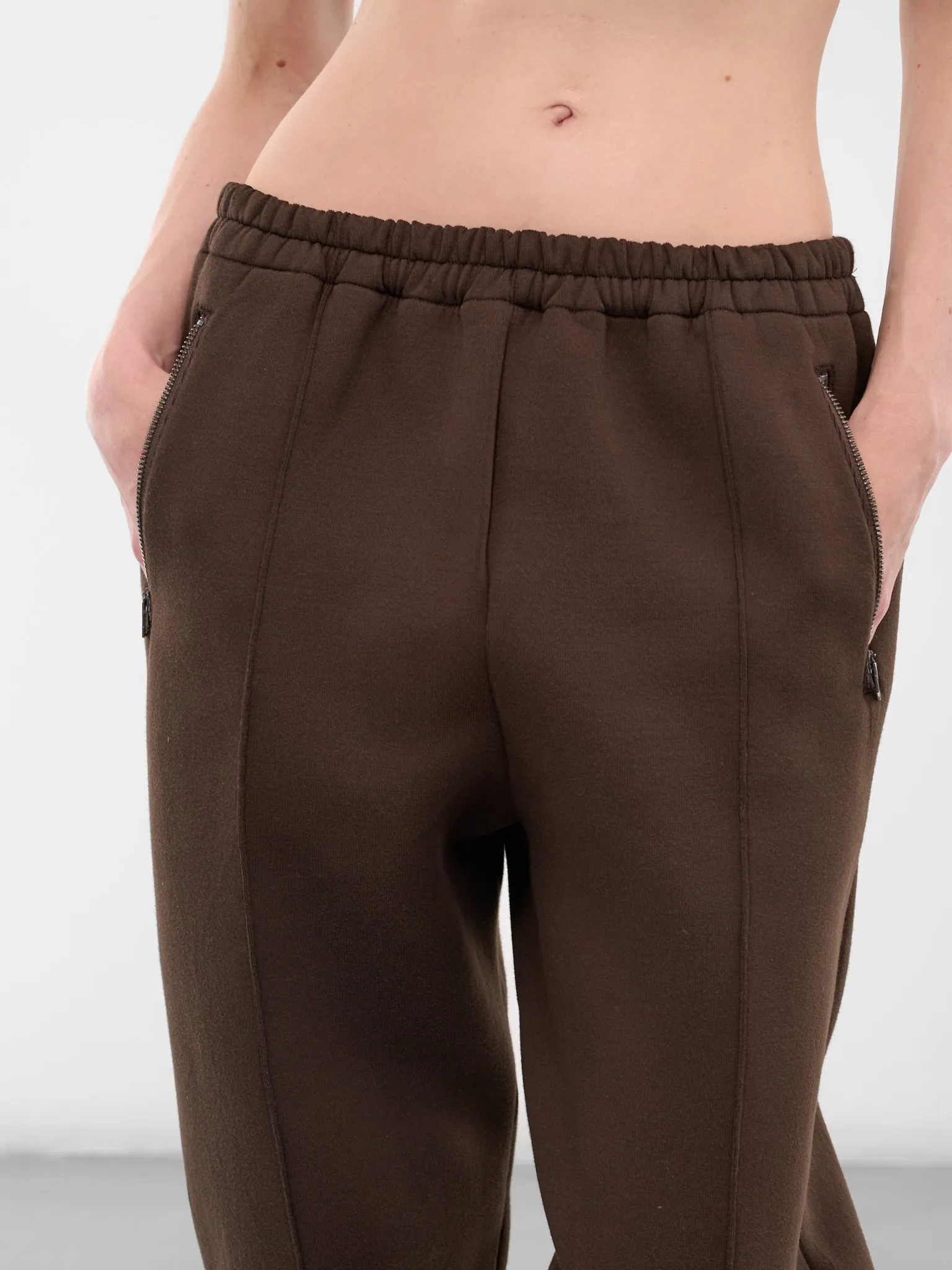 Brown Creased Taper Sweatpants (S50KA0692-M20131-143-BROWN) sold by lorenzo product image thumbnail 4