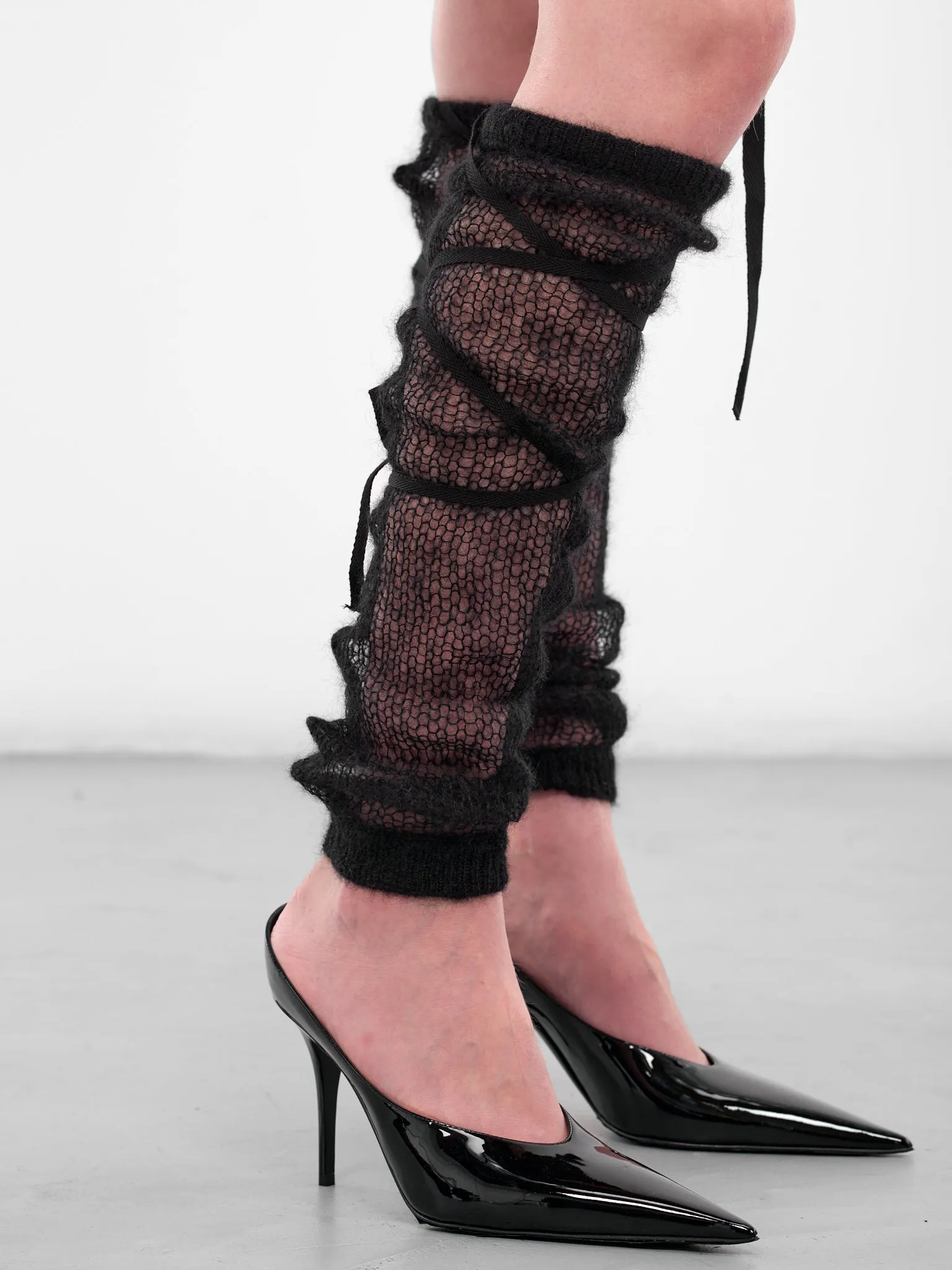 Black Blasius Knit Leg Warmers (B0013609-KN058-BLACK) sold by lorenzo product image thumbnail 2