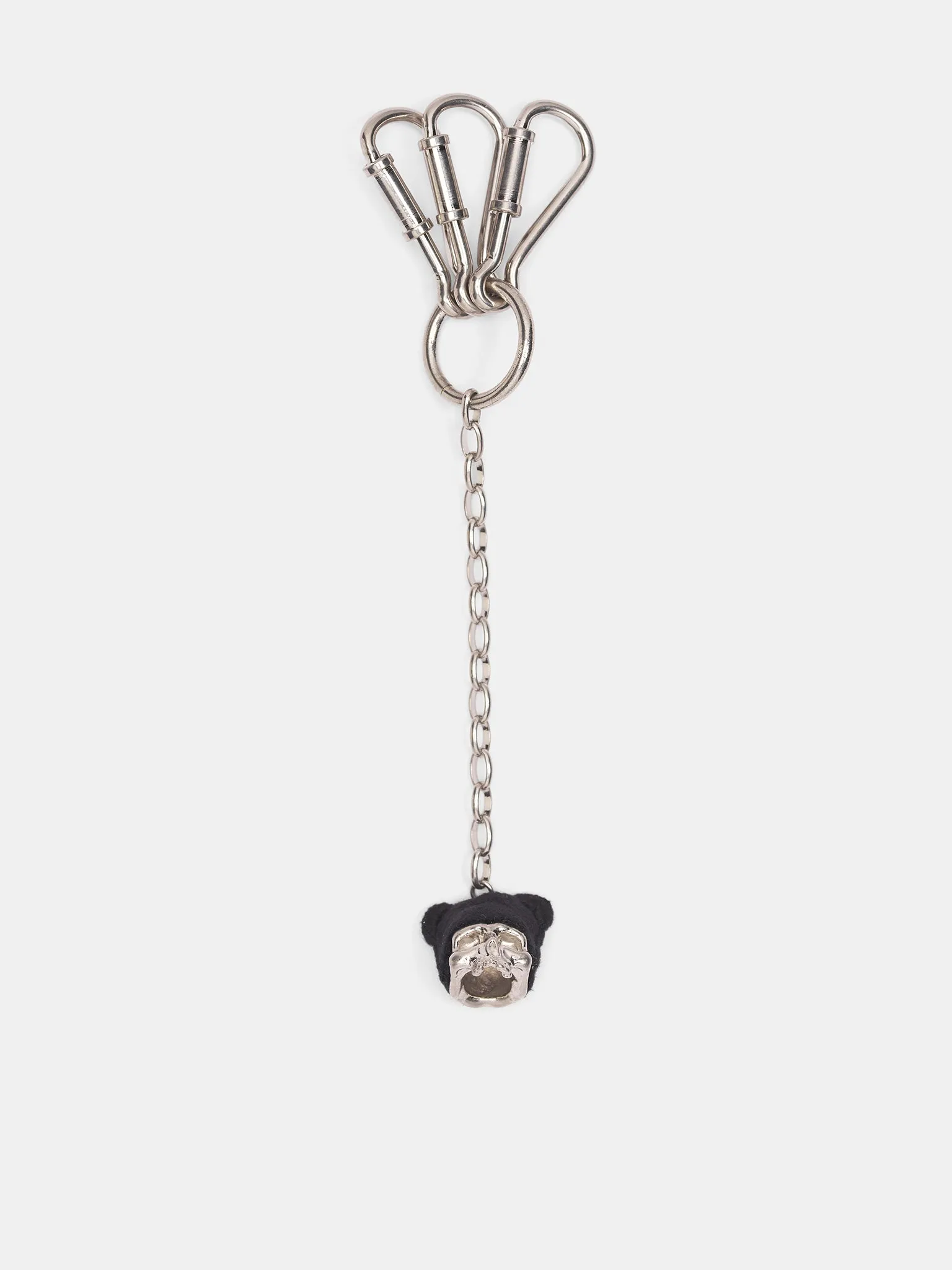 Silver Skull Mouse Charm Keychain (UC2E1K01-SILVER) sold by lorenzo