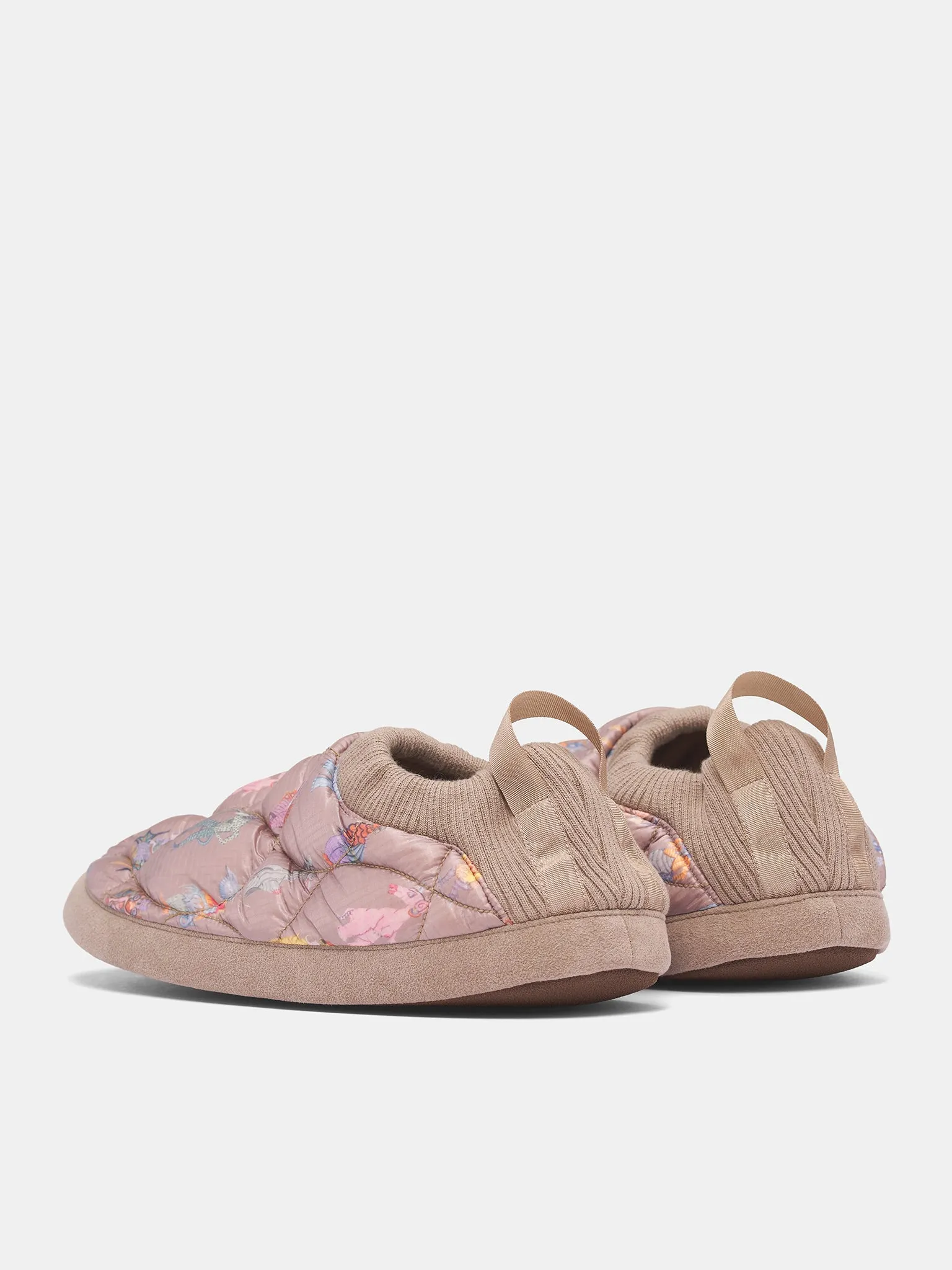 Beige Quilted Print Padded Shoes (UC2E4F02-2-BEIGE-BASE) sold by lorenzo product image thumbnail 5