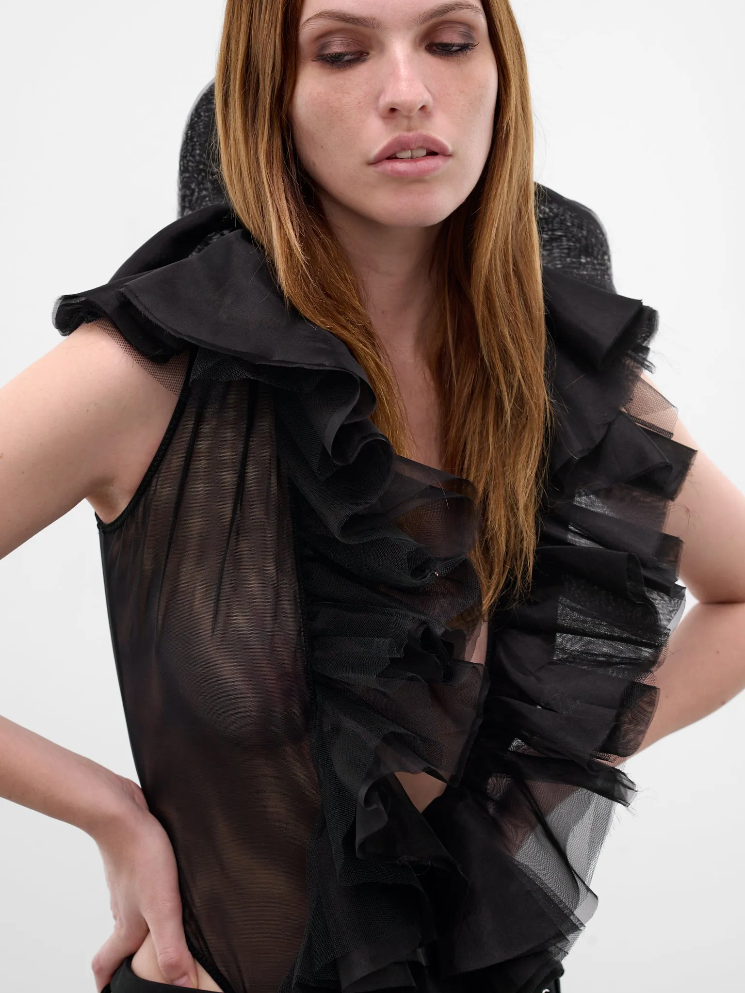 Black Earthly Desire Bodysuit (EARTHLY-DESIRE-BODYSUIT-BLACK) sold by lorenzo product image thumbnail 4